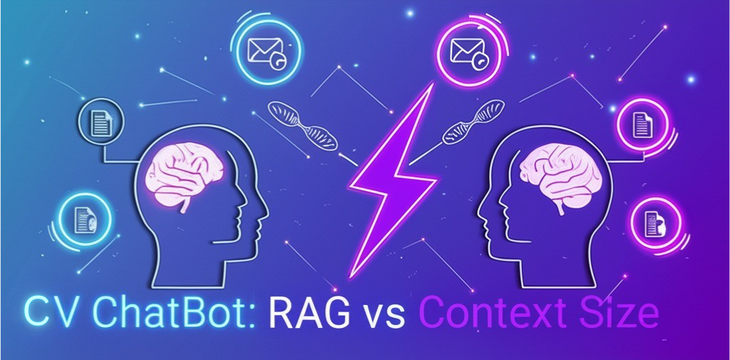 Chatbot CV: RAG vs Context Window Screenshot